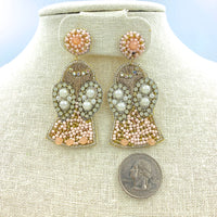Angel Seed Bead Earrings - Style 1